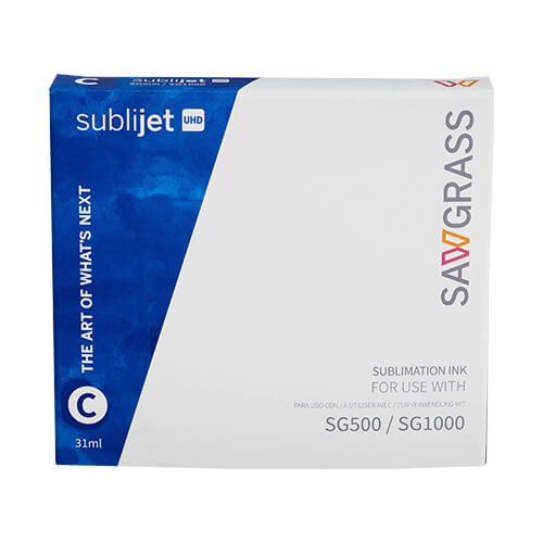 Sawgrass SubliJet-UHD Gel Inkt Cyan – voor SG500 en SG1000 Sublimatieprinters