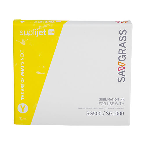 Sawgrass SubliJet-UHD Gel Inkt Yellow – voor SG500 en SG1000 Sublimatieprinters