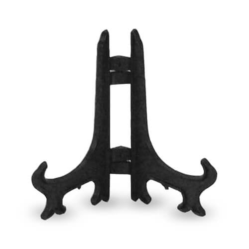 25x Zwarte standaard voor borden/tegels max 18cm - 0,75 ex per stuk