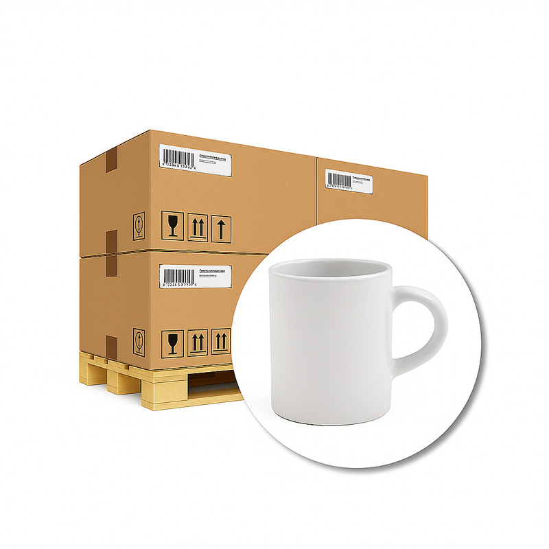 48x Sublimatie mok Small  150ml - 1,20 per stuk