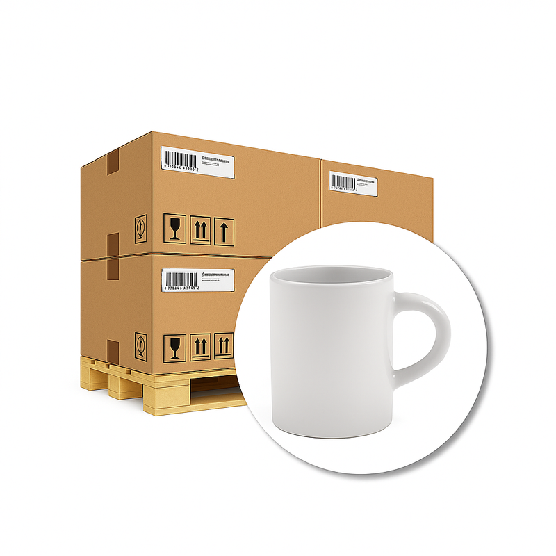 45x Espresso sublimatie mok 75ml - 1,40 per stuk